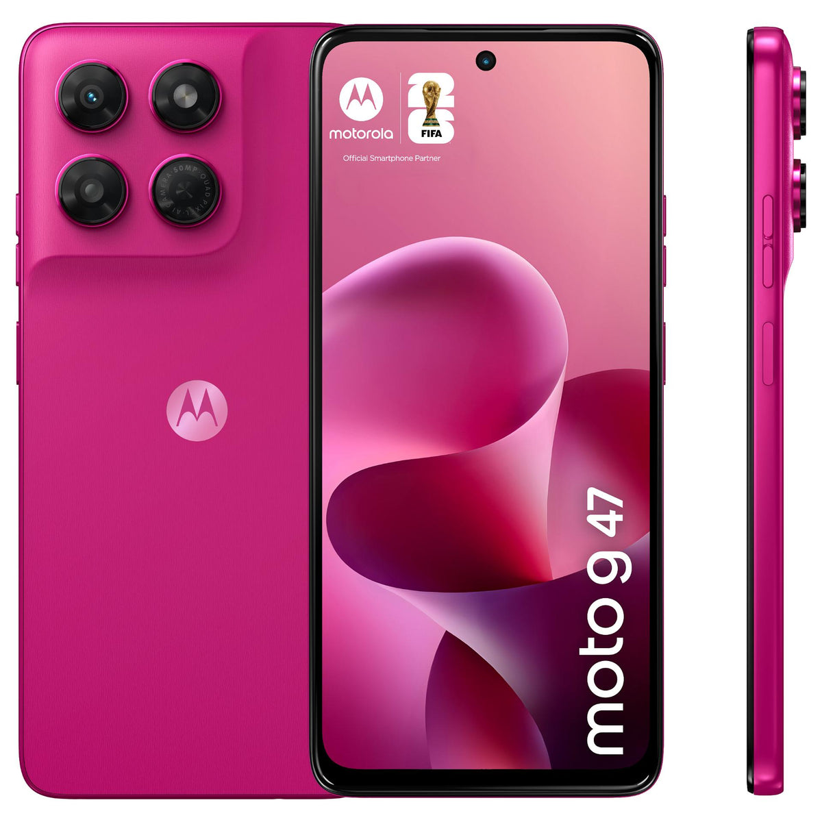 Motorola Moto G47 8RAM 128GB fuchsia red