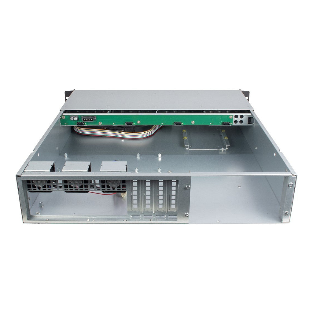 Inter-Tech IPC 2U-2404L SATA (schwarz, 2 Hheneinheiten)