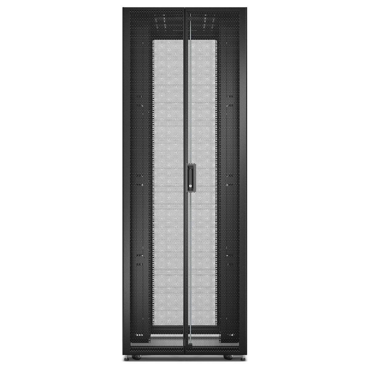 APC Easy Rack 48Ux800x1200 Roof/Side panel/castors/feet No Bottom 4 Brackets black