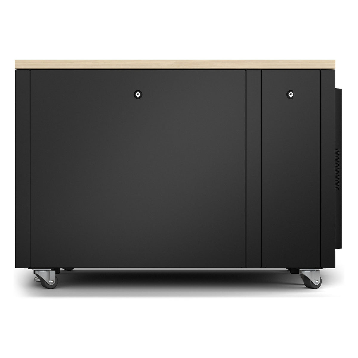 APC NetShelter - Schrank (vertikal) - schallisoliert - AC 100-230 V - Ahorn - 12U - 48.3 cm (19") - TAA-konform - fr P/N
