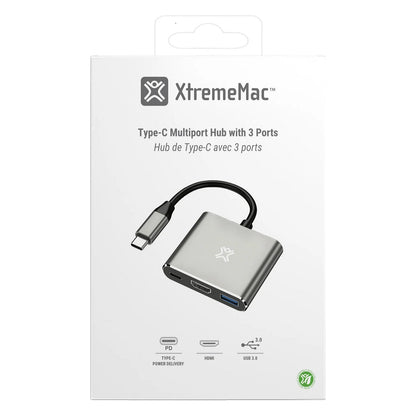 XWH-HUB3-13 XTREMEMAC Hub USB-C 3-port