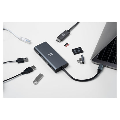 XWH-HUB8-13 XTREMEMAC Hub USB-C 8-port