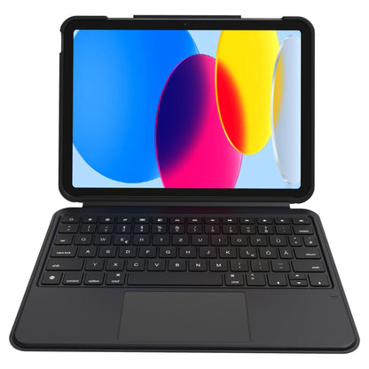 Deqster Smart Combo Touch Keyboard iPad 10.9" (10. Gen.) Apple smart connector, Deutsches Layout (QWERTZ)