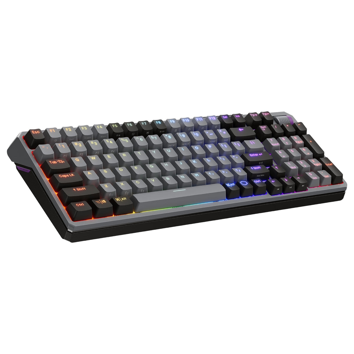 Cooler Master MK770 - Tastatur Hintergrundbeleuchtung - kabellos -2.4 GHz, Bluetooth 5.1, USB Französisch - Tastenschalter: Kailh Box V2 Red