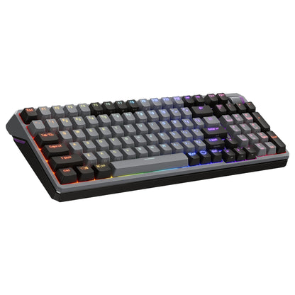 Cooler Master MK770 - Tastatur Hintergrundbeleuchtung - kabellos -2.4 GHz, Bluetooth 5.1, USB Französisch - Tastenschalter: Kailh Box V2 Red