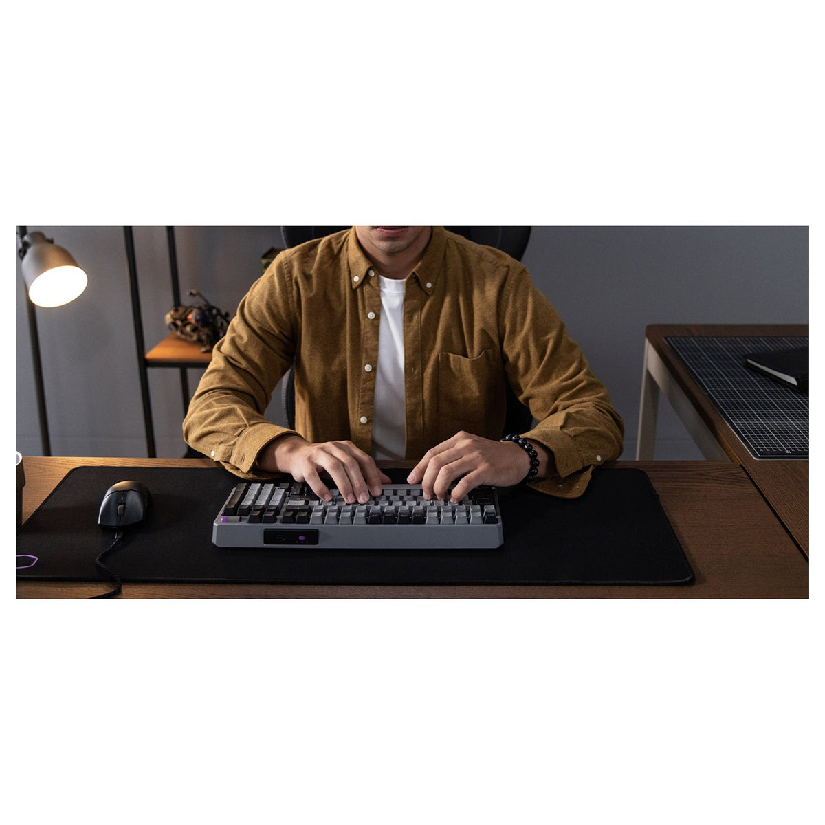 Cooler Master MK770 - Tastatur Hintergrundbeleuchtung - kabellos -2.4 GHz, Bluetooth 5.1, USB Französisch - Tastenschalter: Kailh Box V2 Red