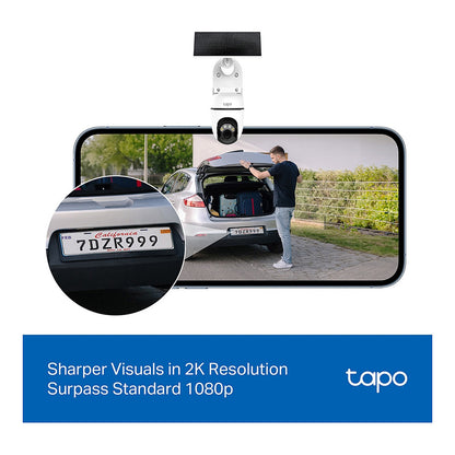 TP-Link Tapo C610 KIT Glhbirne IP-Sicherheitskamera Drauen 2304 x 1296 Pixel Decke/Wand/Stange