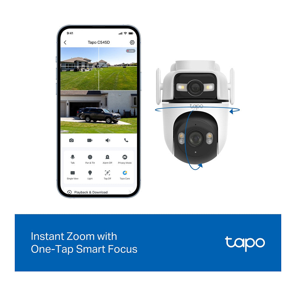 TP-Link Tapo C545D Outdoor Dual Lens Security Wi-Fi Camera