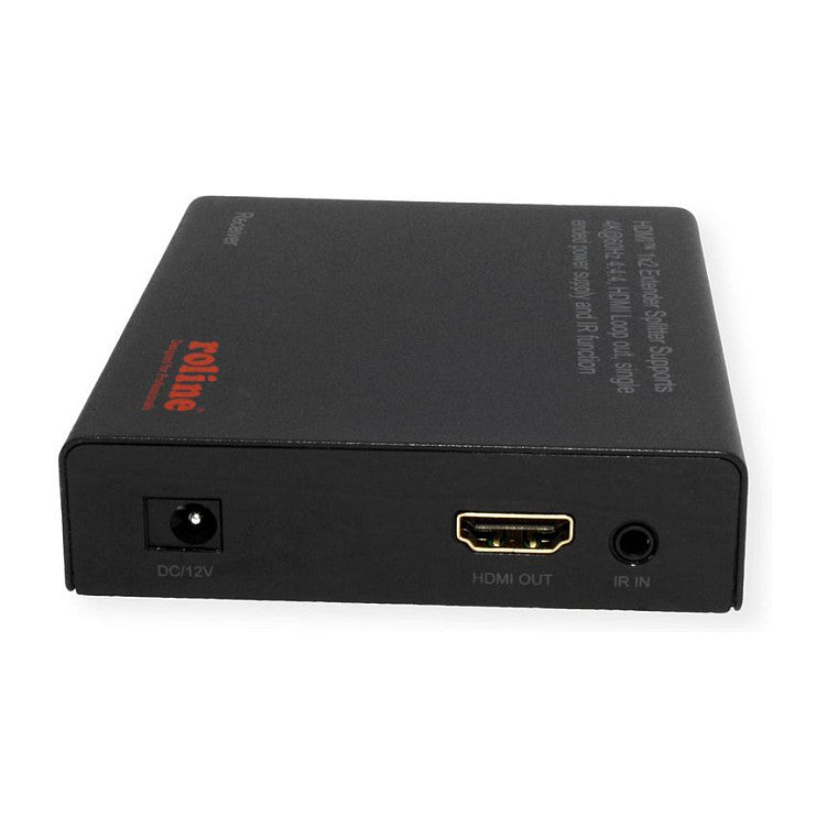 ROLINE HDMI Extender und Splitter, 1x2, ber Cat.6A, 70m, 4K60Hz
