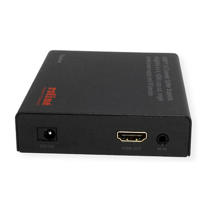ROLINE HDMI Extender und Splitter, 1x2, ber Cat.6A, 70m, 4K60Hz