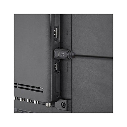 MANHATTAN Toslink Digitales Optisches Audiokabel 2 x Toslink S/PDIF-Stecker 1m vergoldete Kontakte schwarz