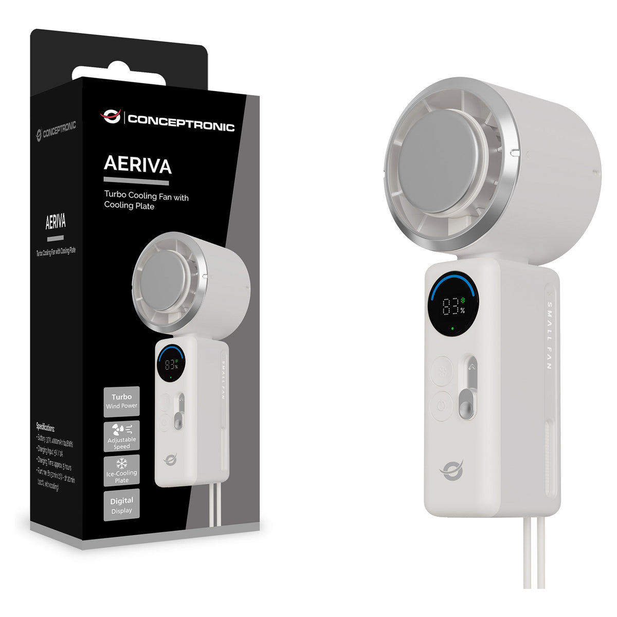 CONCEPTRONIC Turbo Handventilator creme