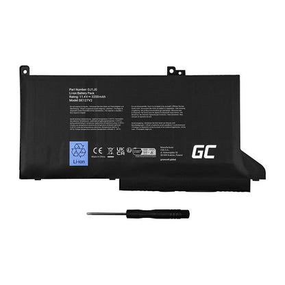 Greencell Laptop Battery DJ1J0 for Dell Latitude 7280 7290