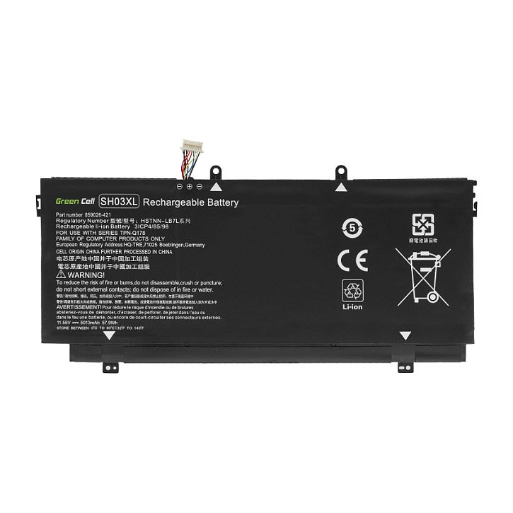 Greencell Laptop Battery SH03XL for HP Spectre 11.55V 4200mAh