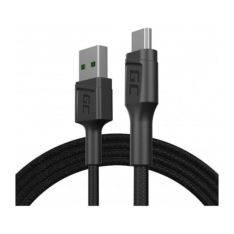 Greencell Powerstream Cable USB-A Micro USB Ultra Charge QC 3.0 120cm