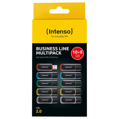 STICK Intenso USB Stick Business Line 8GB 10-pack
