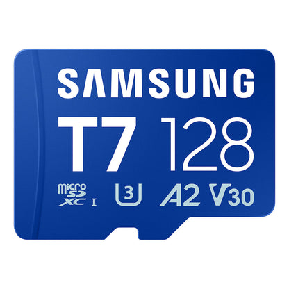 CARD SAMSUNG T7 microSD Speicherkarte 128GB fr Smartphones Tablets und Handheld-Konsolen bis zu 170MB/s Lesen MB-MB256T/WW