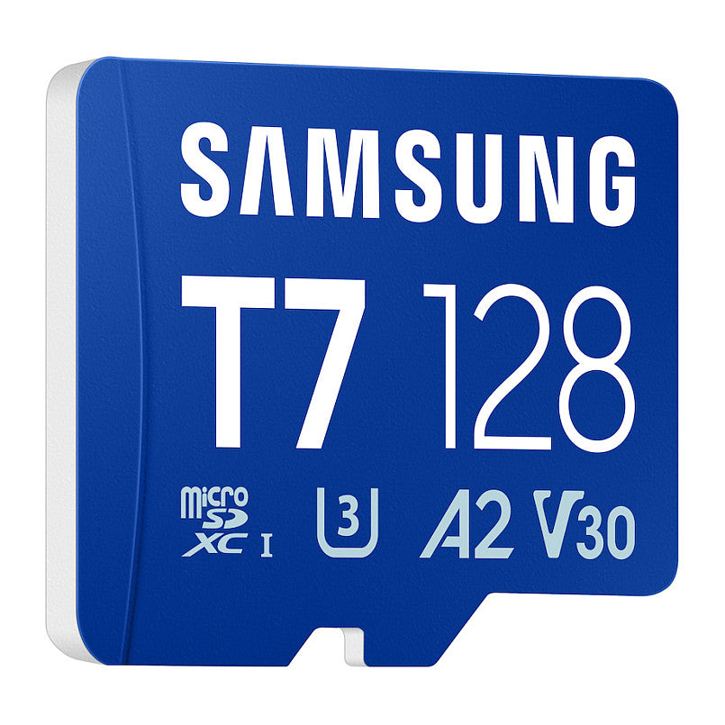 CARD SAMSUNG T7 microSD Speicherkarte 128GB fr Smartphones Tablets und Handheld-Konsolen bis zu 170MB/s Lesen MB-MB256T/WW