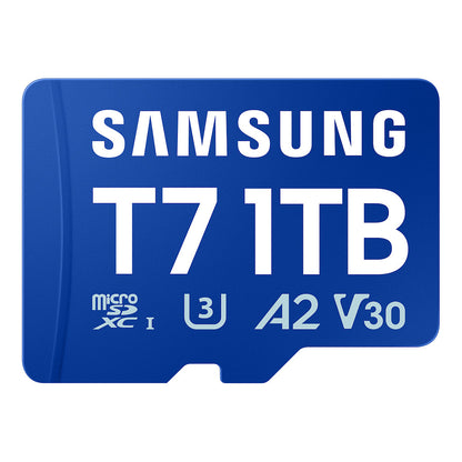 CARD SAMSUNG T7 microSD Speicherkarte 1TB fr Smartphones Tablets und Handheld-Konsolen bis zu 170MB/s Lesen MB-MB1T0T/WW