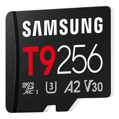 CARD SAMSUNG T9 microSD Speicherkarte 256GB bis zu 200 MB/s Lesen und 130 MB/s Schreiben MB-MH256T/WW
