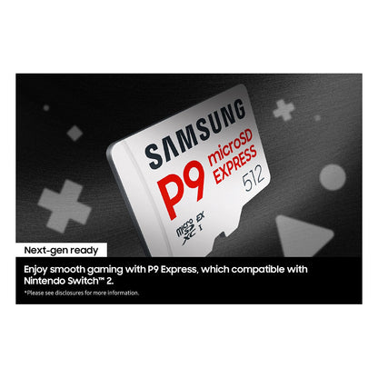 CARD Samsung P9 Express microSDXC™ Speicherkarte - 256 GB