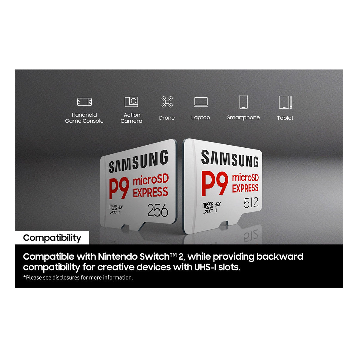 CARD Samsung P9 Express microSDXC™ Speicherkarte - 256 GB