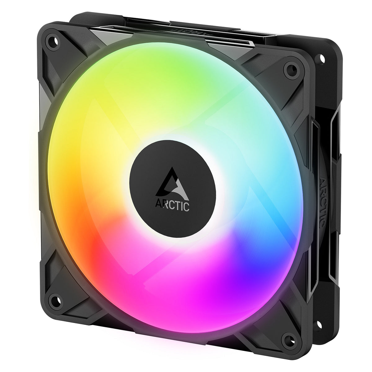 120mm ARCTIC Gehäuselüfter P12 Pro Reverse A-RGB PWM 3er-Pack schwarz 4-pin