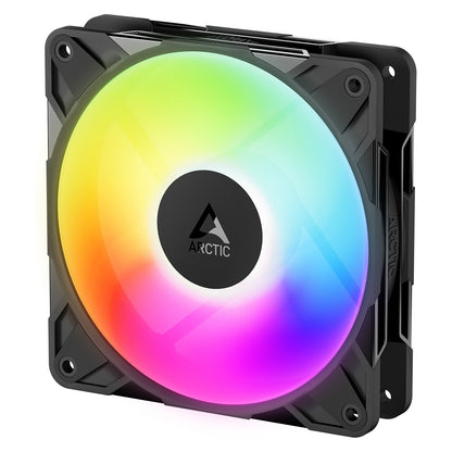 120mm ARCTIC Gehäuselüfter P12 Pro Reverse A-RGB PWM 3er-Pack schwarz 4-pin