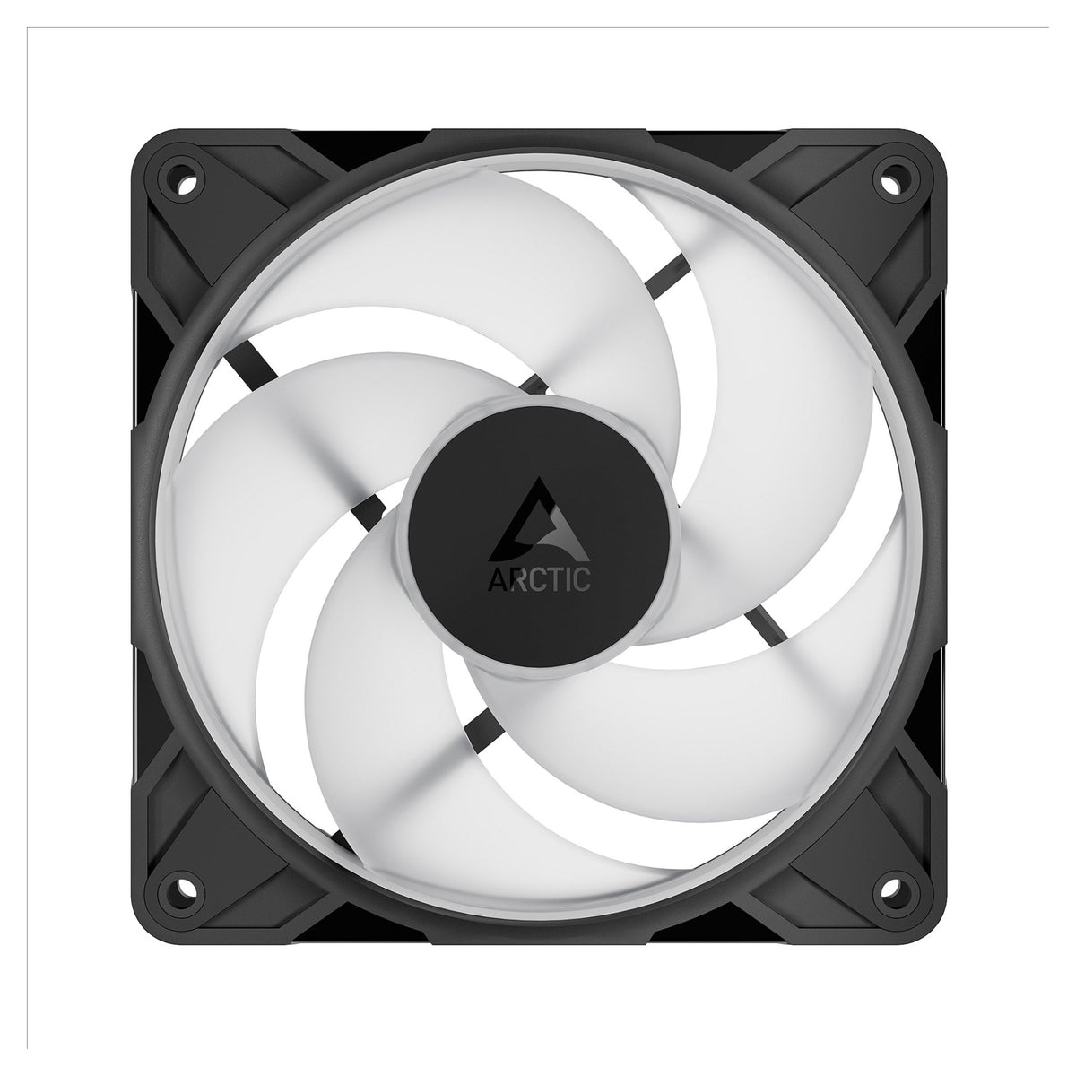 120mm ARCTIC Gehäuselüfter P12 Pro Reverse A-RGB PWM 3er-Pack schwarz 4-pin