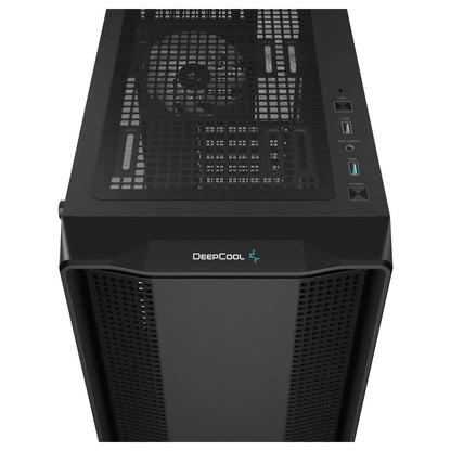 Midi DeepCool CC560 V2 schwarz Midi Tower Gehäuse ATX/mATX/Mini-ITX Glasfenster