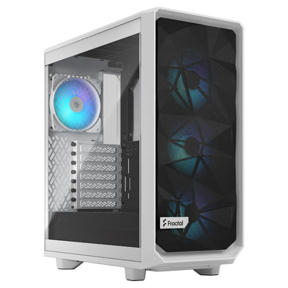 Midi Fractal Design Meshify 2 Compact RGB White TG Clear Tint Gaming Gehäuse