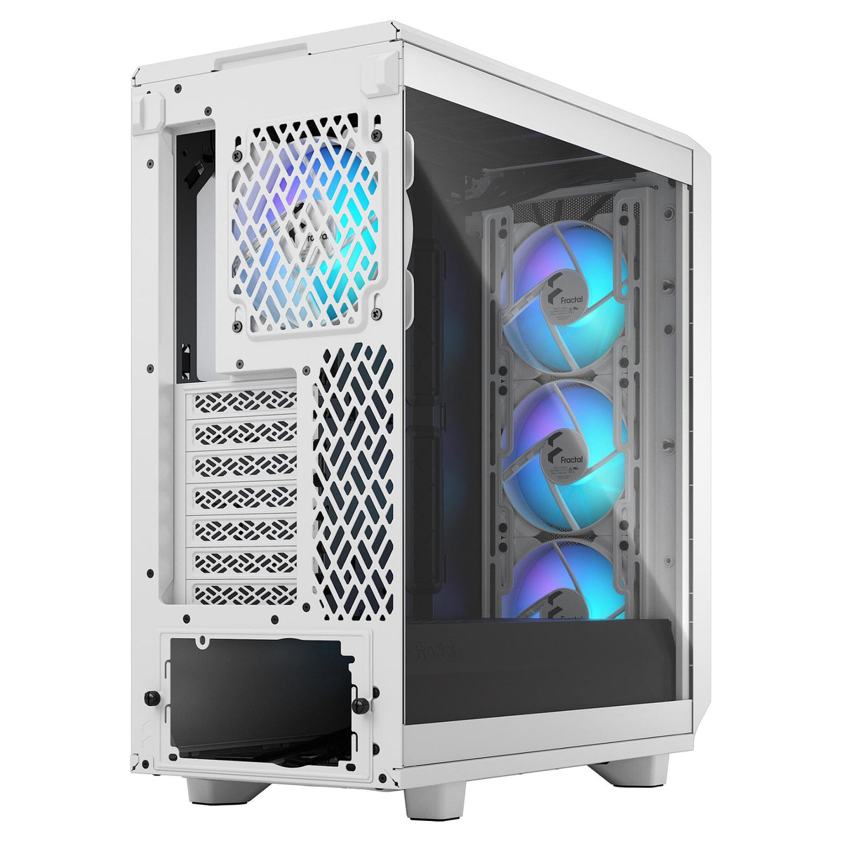 Midi Fractal Design Meshify 2 Compact RGB White TG Clear Tint Gaming Gehäuse