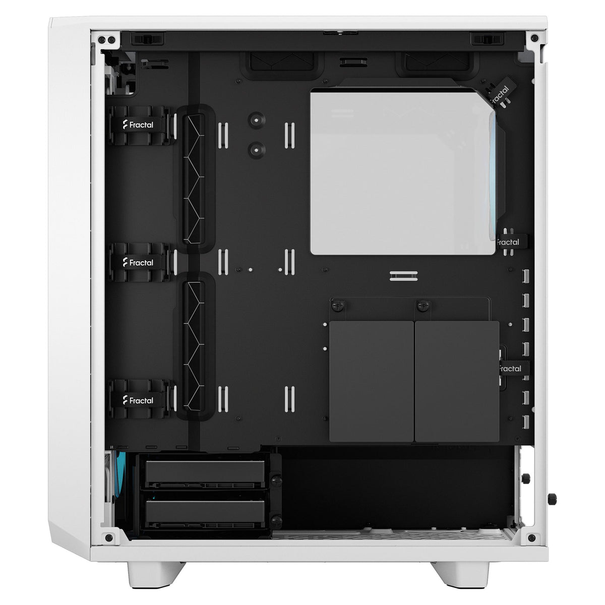 Midi Fractal Design Meshify 2 Compact RGB White TG Clear Tint Gaming Gehäuse