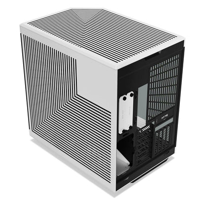 Midi HYTE Y70 Zweikammer ATX Midi Tower Gaming Gehäuse Schwarz/Weiß mit Glasfenster