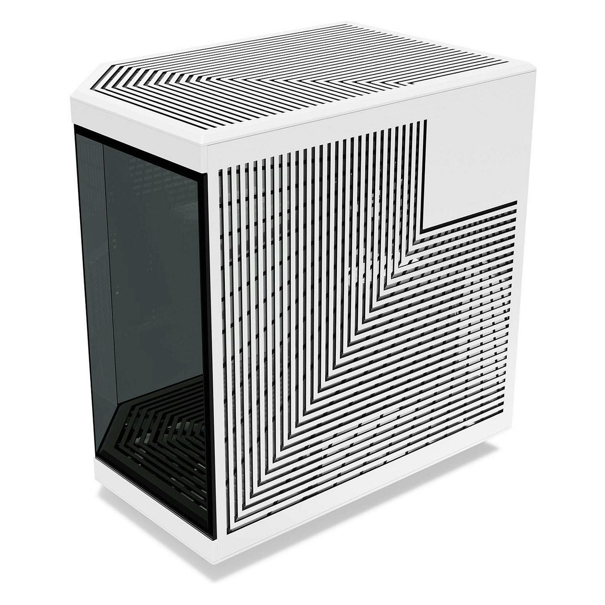 Midi HYTE Y70 Zweikammer ATX Midi Tower Gaming Gehäuse Schwarz/Weiß mit Glasfenster