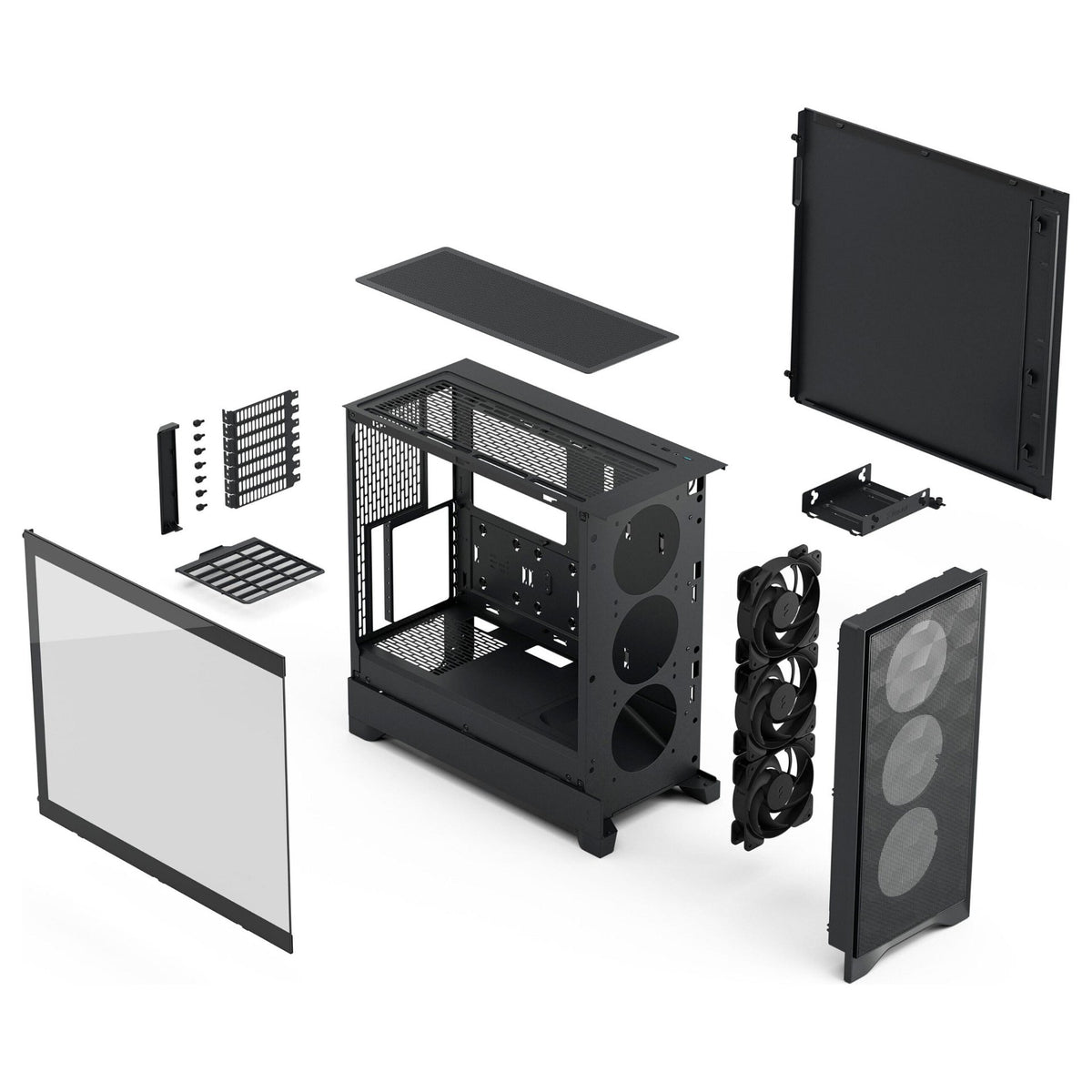 Fractal Design Pop 2 Air Black TG ATX Gaming Gehäuse Schwarz
