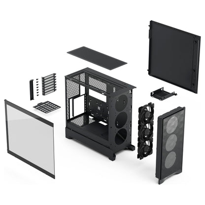 Fractal Design Pop 2 Air Black TG ATX Gaming Gehäuse Schwarz