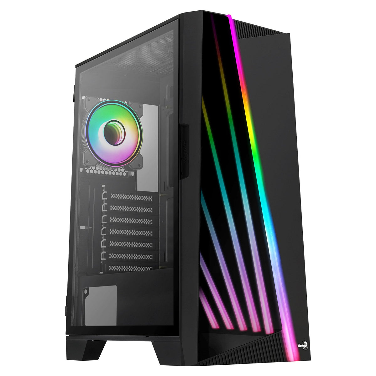 Midi AeroCool Mirage (Black/Win/RGB)mi.ATX/ATX/ITX