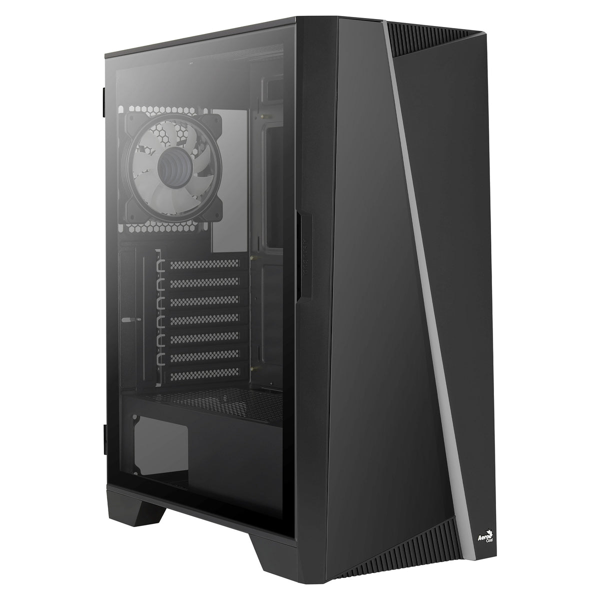 Midi AeroCool Mirage (Black/Win/RGB)mi.ATX/ATX/ITX