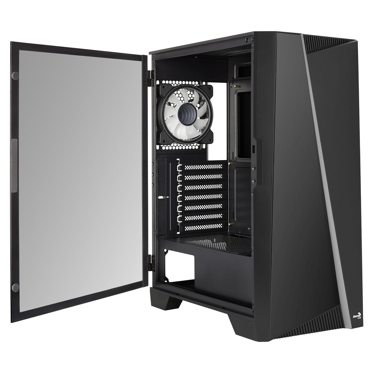 Midi AeroCool Mirage (Black/Win/RGB)mi.ATX/ATX/ITX