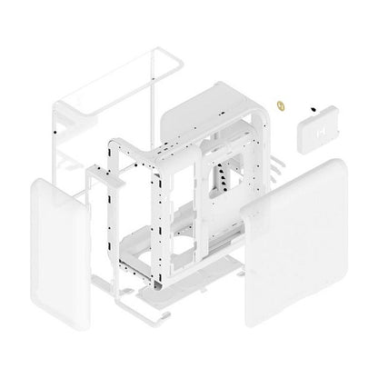 Midi HYTE X50 (weiß, Tempered Glass)