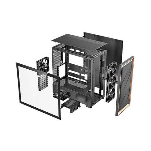 Midi ANTEC FLUX Midi Tower Gaming ATX, schwarz