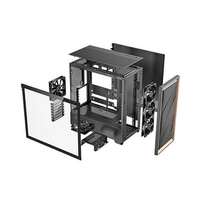 Midi ANTEC FLUX Midi Tower Gaming ATX, schwarz