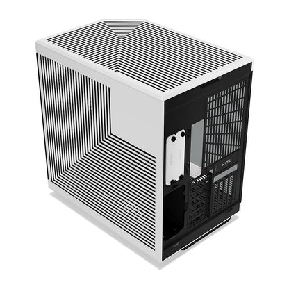 MIdi HYTE Y70 Touch Infinite Panda ATX Midi Tower Gaming Gehäuse weiß/schwarz Seitenfenster