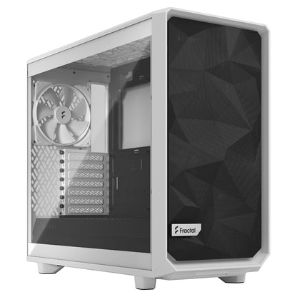 Midi Fractal Design Meshify 2 Lite White TG Clear Tint ATX Gaming Gehäuse mit Fenster