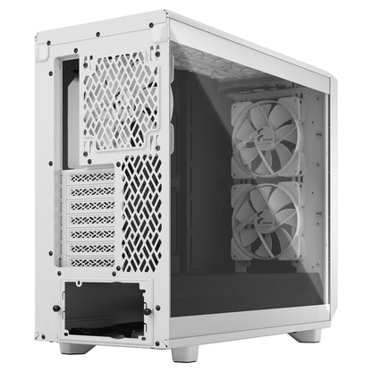 Midi Fractal Design Meshify 2 Lite White TG Clear Tint ATX Gaming Gehäuse mit Fenster