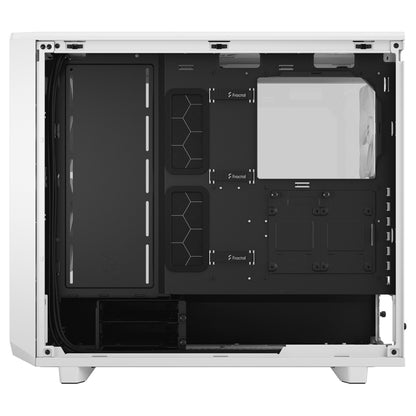 Midi Fractal Design Meshify 2 Lite White TG Clear Tint ATX Gaming Gehäuse mit Fenster