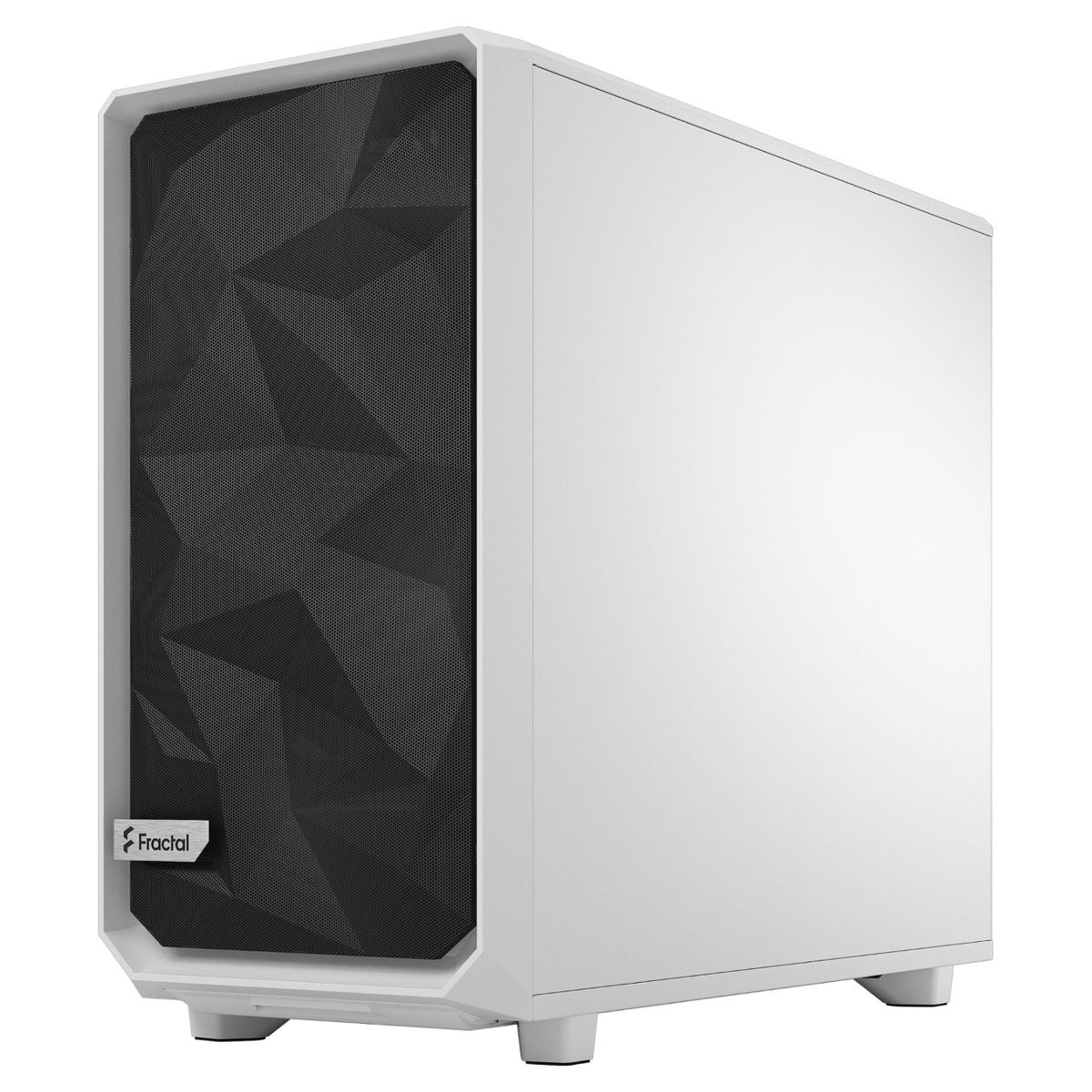 Midi Fractal Design Meshify 2 Lite White TG Clear Tint ATX Gaming Gehäuse mit Fenster