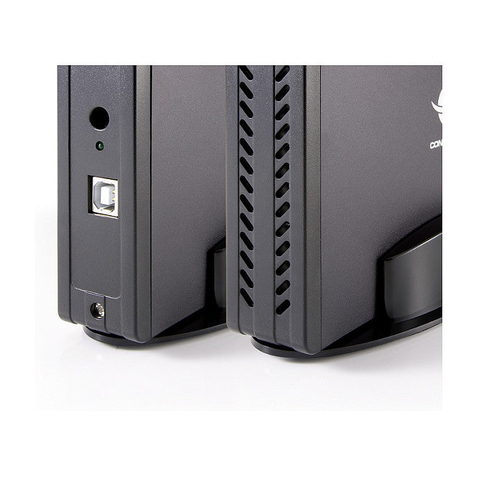 3,5" CONCEPTRONIC HDD Gehäuse 3.5"SATA HDD/SSD USB-A2.0 480Mbs sw