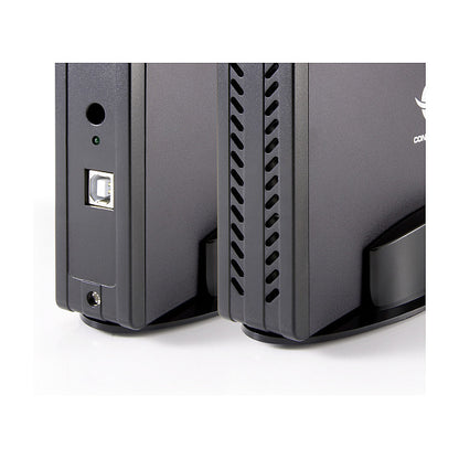 3,5" CONCEPTRONIC HDD Gehäuse 3.5"SATA HDD/SSD USB-A2.0 480Mbs sw